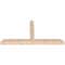 Ekena Millwork Portland Smooth Timber Gable Bracket, Douglas Fir, 84"W x 42"H x 5 1/2"D x 5 1/2"F, 12/12 Pitch GBW084X42X0606POR00SDF - alternate 3